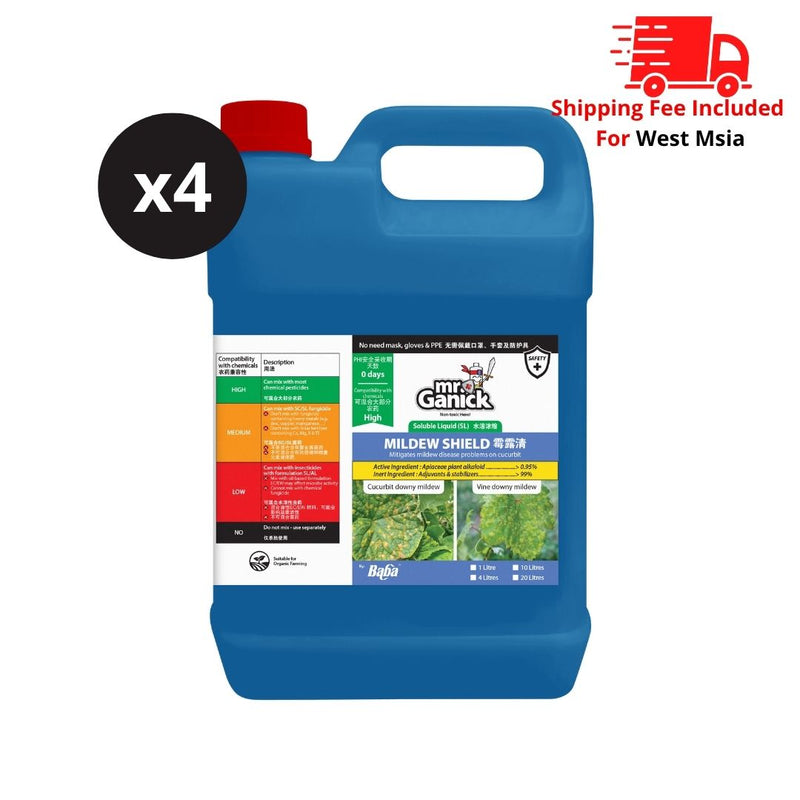 [PRE-ORDER] Farmer Pack- Mr Ganick Mildew Shield Concentrate (1L/ 4L)