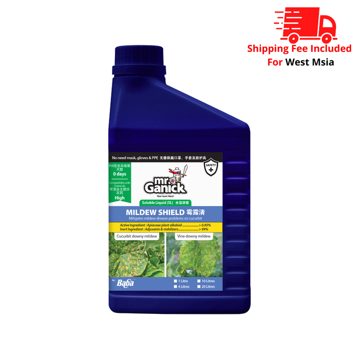 [PRE-ORDER] Farmer Pack- Mr Ganick Mildew Shield Concentrate (1L/ 4L/ 10L)