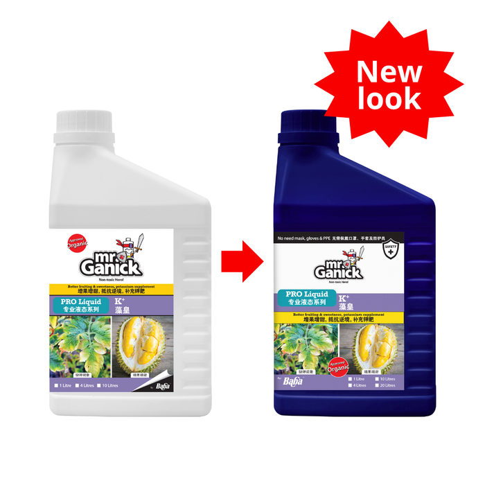 [PRE-ORDER] Farmer Pack- Mr Ganick Organic K+ (1L/ 4L/ 10L/ 20L)