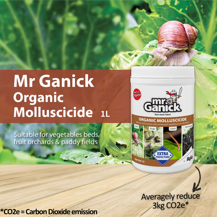 Mr Ganick Organic Molluscicide - Extra Protection (1L)