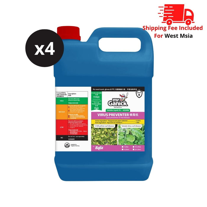 [PRE-ORDER] Farmer Pack- Mr Ganick Virus Preventer Concentrate (1L/ 4L)