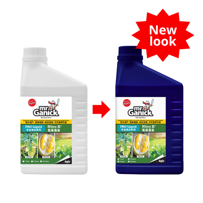 [PRE-ORDER] Farmer Pack- Mr Ganick Organic Nitro K+ (1L/ 4L/ 10L/ 20L)
