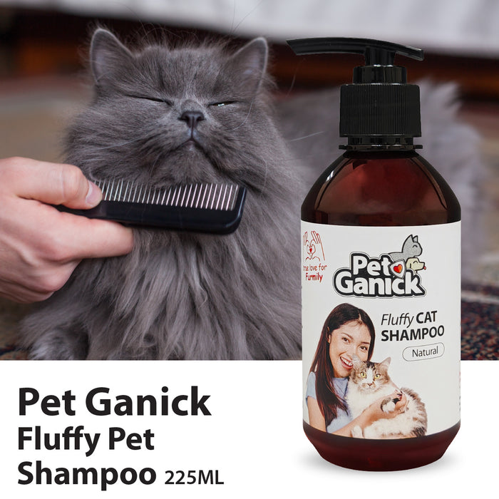 Pet Ganick Fluffy Cat Shampoo (225ml)