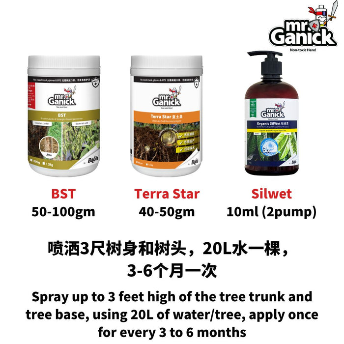 [PRE-ORDER] Farmer Pack- Mr Ganick Ganoderma Disease Solution Set