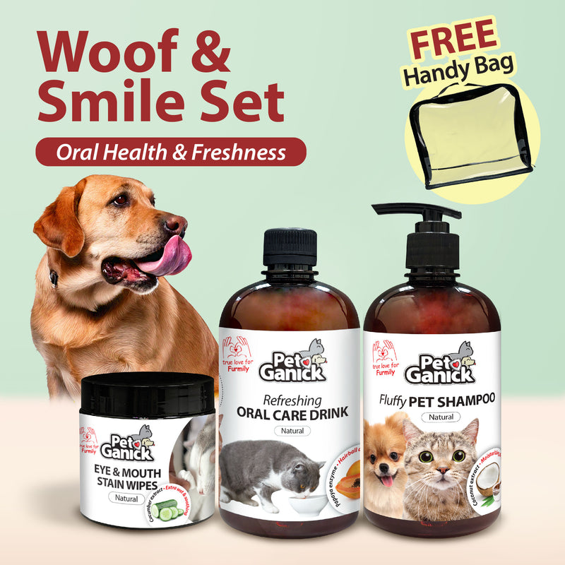 [✨Exclusive for Fans] Pet Ganick Fresh Smile Set (Oral Health & Freshness)