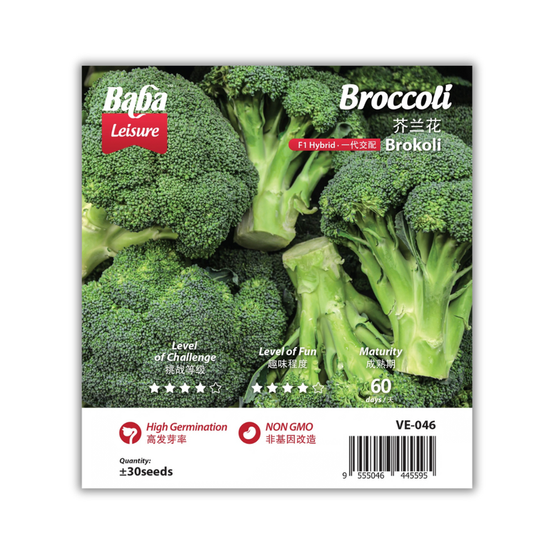 Baba Smart Grow Seed: VE-046 F1 Broccoli