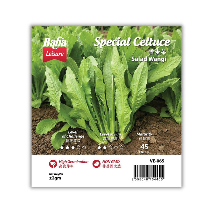 Baba Smart Grow Seed: VE-065 Special Celtuce