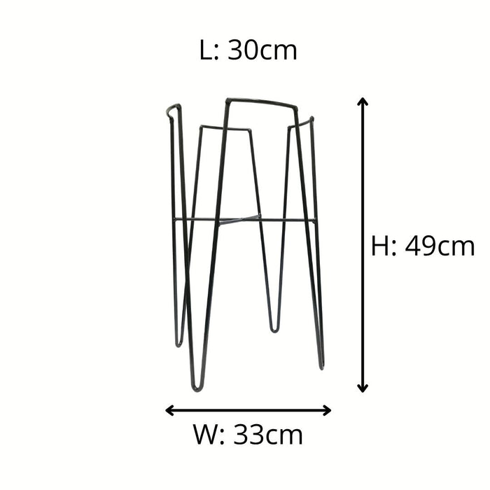 WT - 94 Round Iron Stand (10" Pot)/ WT - 95 Round Iron Stand (12" Pot)