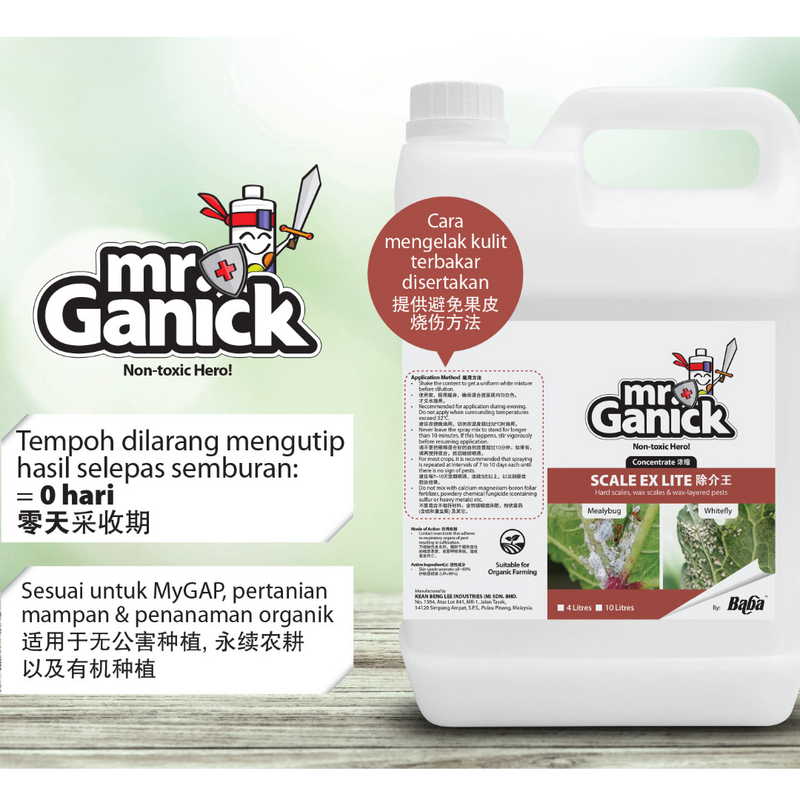 [PRE-ORDER] Farmer Pack- Mr Ganick Scale Ex Lite Concentrated (4L)
