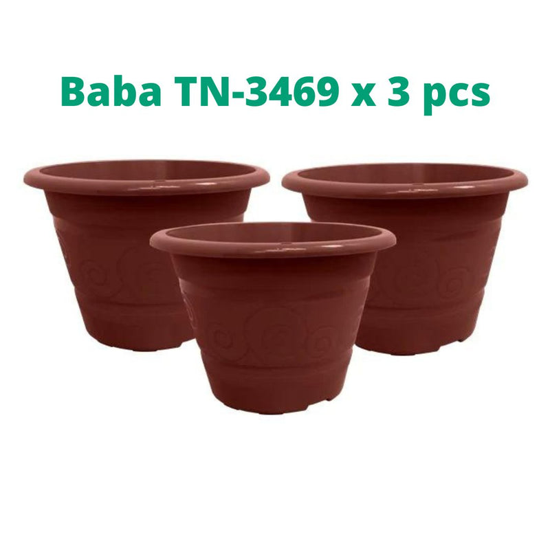 Baba 34 Series Flower Pot【TN-3468-B/ TN-3469-B/ TN-3470-A/ TN-3471-A】