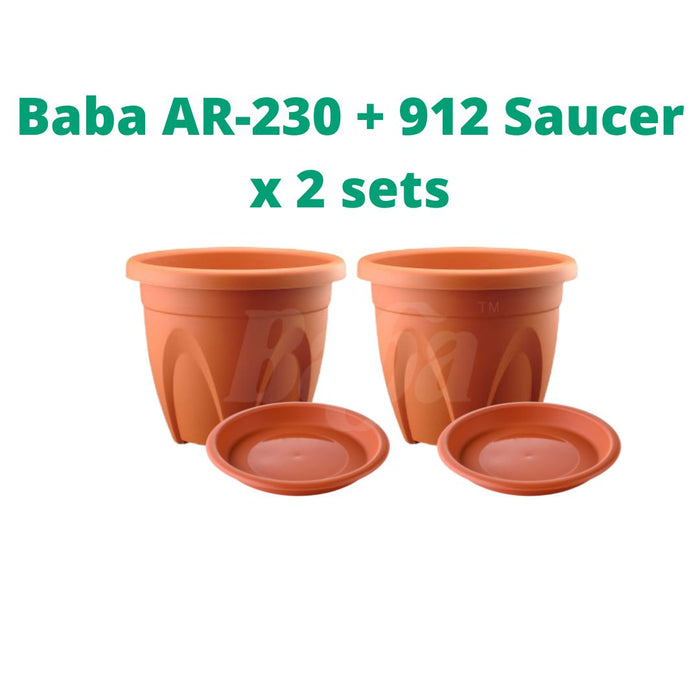 Baba Arch Series Biodegradable Flower Pot【AR-230/ AR-280/ AR-330】