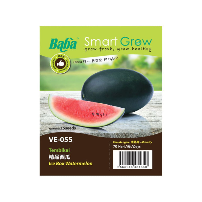 Baba Smart Grow Seed: VE-055 Ice Box Watermelon