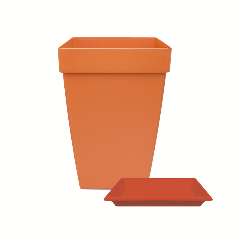 Baba Santorini Biodegradable Square Pot【BI-SPH-145/ BI-SPH-220/ BI-SPH-300/ SPH-400】