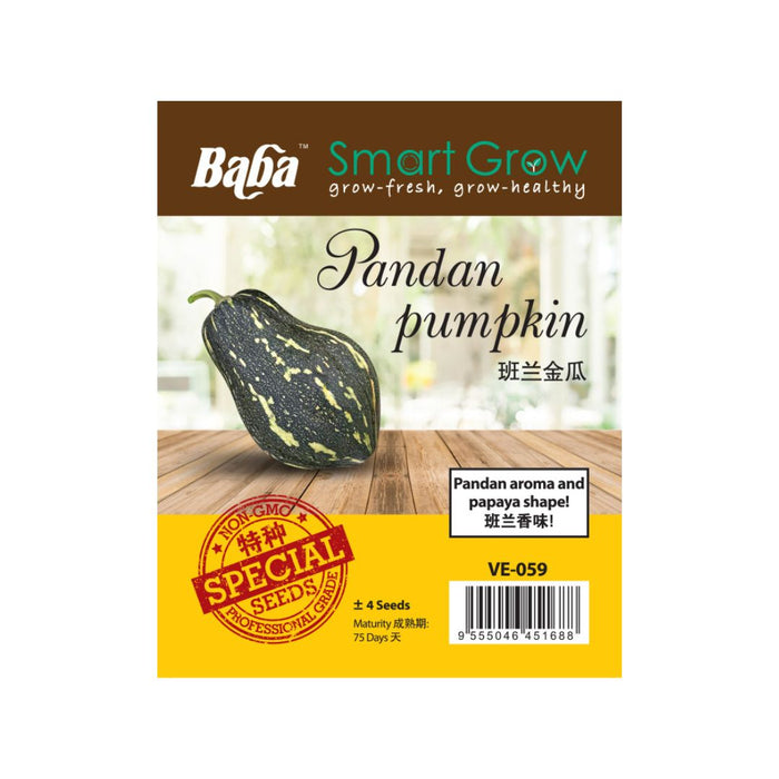 Baba Smart Grow Seed: VE-059 Pandan Pumpkin