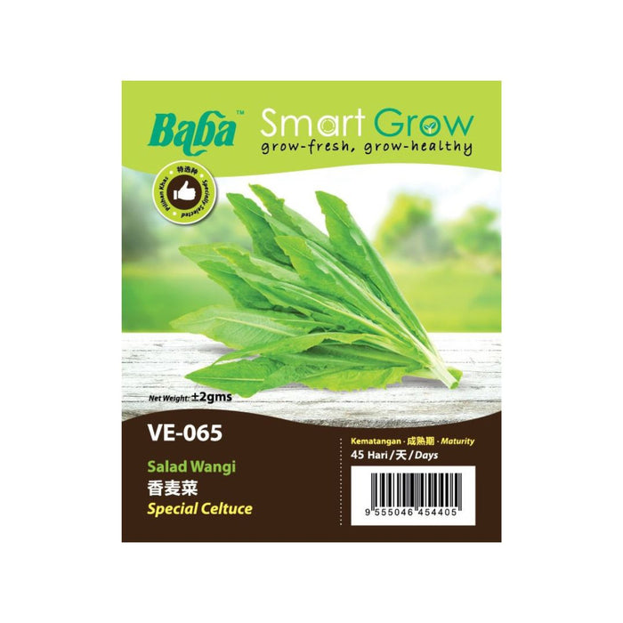 Baba Smart Grow Seed: VE-065 Special Celtuce