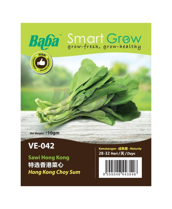 Baba Smart Grow Seed: VE-042 Hong Kong Choy Sum-Seeds-Baba E Shop