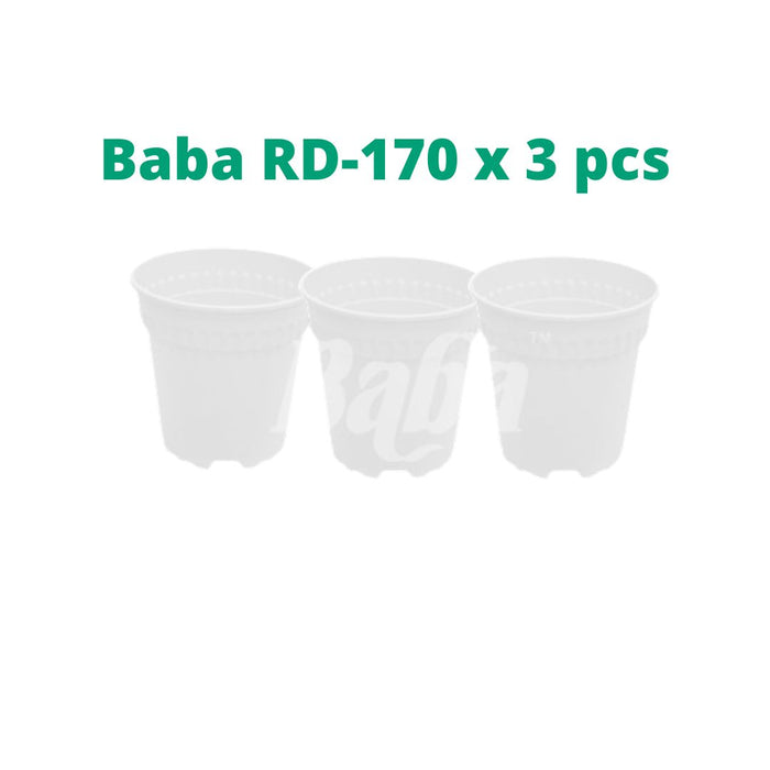 Baba Biodegradable RD Series Flower Pot【RD-120/ RD-150/ RD-170】