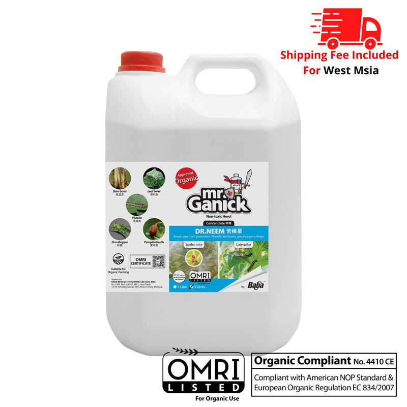 [PRE-ORDER] Farmer Pack-Mr Ganick Neem Oil (1L /5L) and Fabaceae Seed Oil (1L/5L)