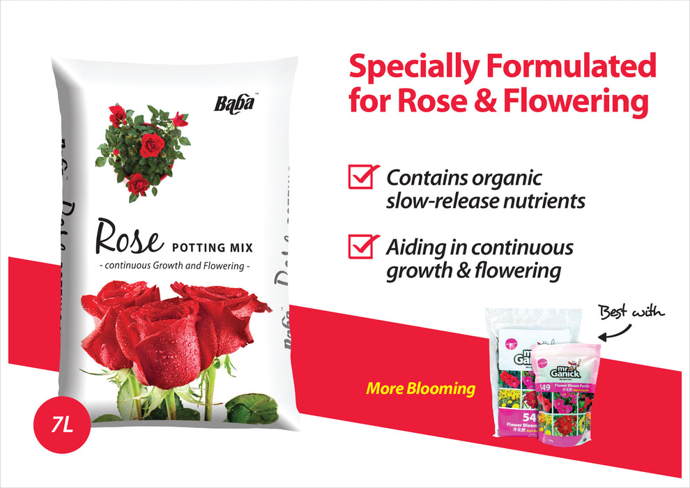potting mix for rose Baba Rose Potting Mix (7L) — Baba E Shop