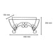 WT - 53 Planter Box Iron Stand (suitable for 509 & 529)-Gadget-Baba E Shop