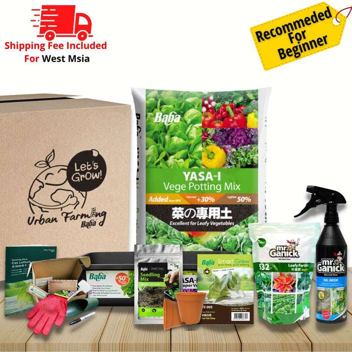 Urban Farming Package - Leafy Vegetables
