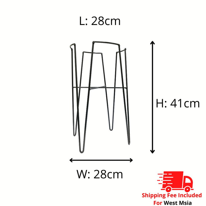 WT - 94 Round Iron Stand (10" Pot)/ WT - 95 Round Iron Stand (12" Pot)