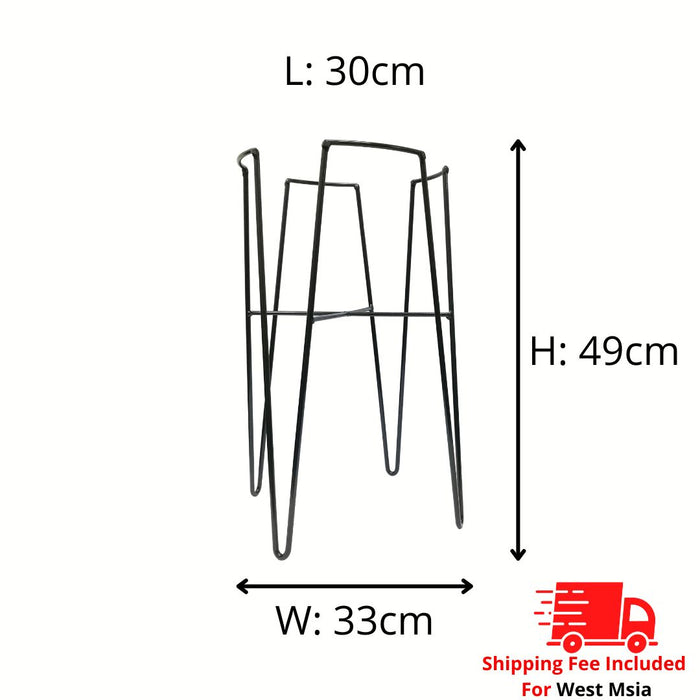 WT - 94 Round Iron Stand (10" Pot)/ WT - 95 Round Iron Stand (12" Pot)